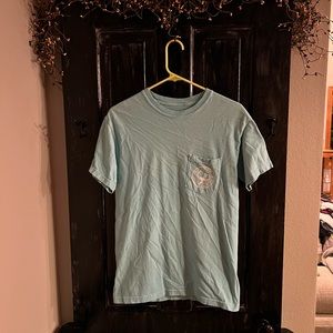 Southern Shirt, Small, Blue and white lettering